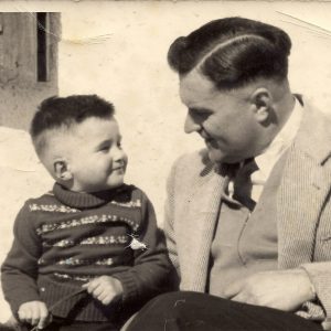 Dr. Helmut Waldner mit seinem Sohn